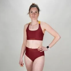 Bas De Maillot De Bain Natation Femme Bordeaux Ecoresponsable
