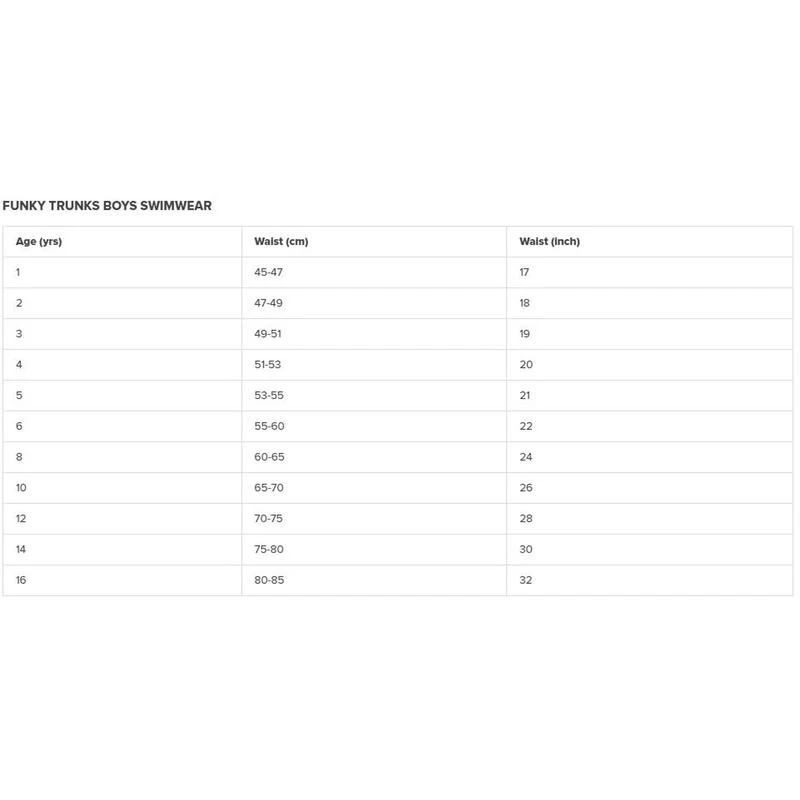 Boxer De Bain Enfant Funky Trunks Sidewinder 7 Boxer De Bain Enfant Funky Trunks Sidewinder – Image 5