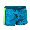 Boxer De Bain Natation Garçon - Yokob - Bleu Sombre / Vert Fluo -Default Template 5 boxer de bain natation garcon yokob bleu sombre vert fluo