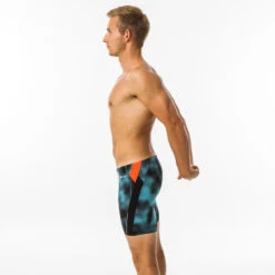 Boxer De Bain Natation Homme - Long - Turquoise / Noir / Orange 10 Boxer De Bain Natation Homme - Long - Turquoise / Noir / Orange -Default Template 5 boxer de bain natation homme long turquoise noir orange 3