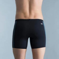 Boxer De Bain Natation Long - Yoko - Noir / Gris / Bleu -Default Template 5 boxer de bain natation long yoko noir gris bleu 3