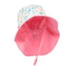 Chapeau Anti UV Bébé Réversible Rose Clair Et Imprimé Fleurs -Default Template 5 chapeau anti uv bebe reversible rose clair et imprime fleurs