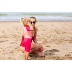 Combinaison De Natation Anti UV Bébé / Enfant Manches Courtes Rose Imprimé -Default Template 5 combinaison de natation anti uv bebe enfant manches courtes rose imprime 3