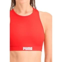 Haut à Dos Nageur Pour Femmes PUMA Swim Rouge -Default Template 5 haut a dos nageur pour femmes puma swim rouge 2