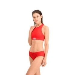 Haut à Dos Nageur Pour Femmes PUMA Swim Rouge -Default Template 5 haut a dos nageur pour femmes puma swim rouge 3