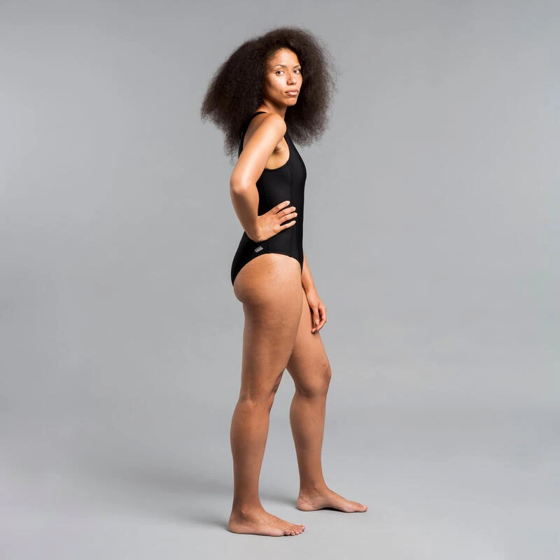 MAILLOT BAIN 1 PIÈCE WATER POLO FEMME UNI NOIR 5 MAILLOT BAIN 1 PIÈCE WATER POLO FEMME UNI NOIR – Image 3