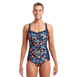Maillot De Bain 1 Pièce Femme Funkita Form Ruched Panelled One