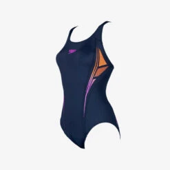 Devant -Default Template 5 maillot de bain 1 piece natation femme speedo muscleback navy pink 1