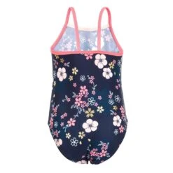 Maillot De Bain Bébé Fille Une Pièce Bleu Foncé Avec Imprimé Fleurs -Default Template 5 maillot de bain bebe fille une piece bleu fonce avec imprime fleurs 2