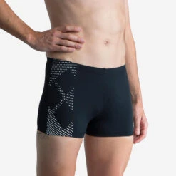 Devant -Default Template 5 maillot de bain boxer arena noir jaune 6