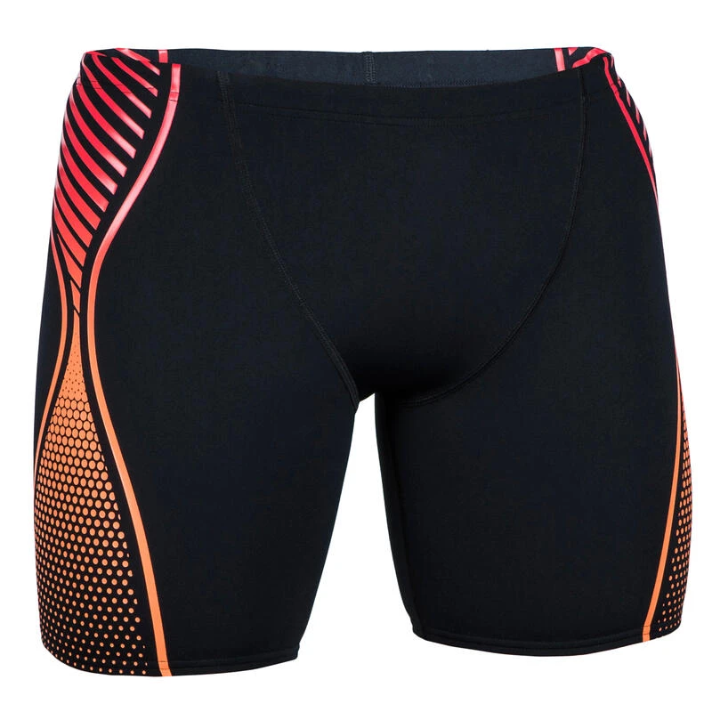 Maillot De Bain Boxer Homme Speedo Noir Orange Rouge 4 Maillot De Bain Boxer Homme Speedo Noir Orange Rouge – Image 2