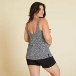 Devant -Default Template 5 maillot de bain de natation femme 1 piece tankini shorty heva leo noir 1