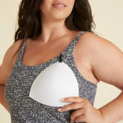 Maillot De Bain De Natation Femme 1 Pièce Tankini Shorty HEVA Leo Noir -Default Template 5 maillot de bain de natation femme 1 piece tankini shorty heva leo noir 2