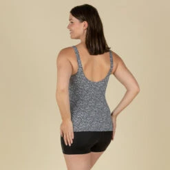 Maillot De Bain De Natation Femme 1 Pièce Tankini Shorty HEVA Leo Noir -Default Template 5 maillot de bain de natation femme 1 piece tankini shorty heva leo noir 4