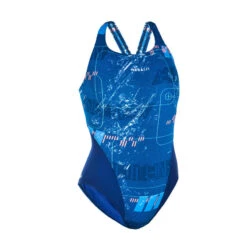 Maillot De Bain De Natation Une Pièce Femme Kamiye ALL URG Bleu -Default Template 5 maillot de bain de natation une piece femme kamiye all urg bleu 3