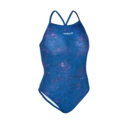 Maillot De Bain De Natation Une Pièce Femme Kamyli ALL FLU Bleu -Default Template 5 maillot de bain de natation une piece femme kamyli all flu bleu 4