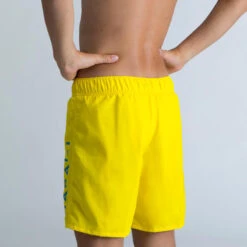 Maillot De Bain Natation Garçon - Swimshort 100 Basic - Jaune -Default Template 5 maillot de bain natation garcon swimshort 100 basic jaune 2