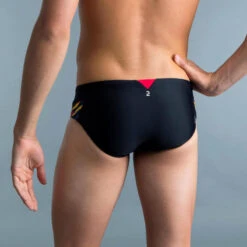 MAILLOT DE BAIN NATATION HOMME SLIP 900 YOKE PRINT KAL ROUGE -Default Template 5 maillot de bain natation homme slip 900 yoke print kal rouge 4