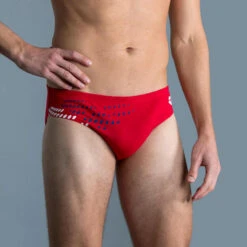 Maillot De Bain Slip Natation Homme Arena Brief Rouge
