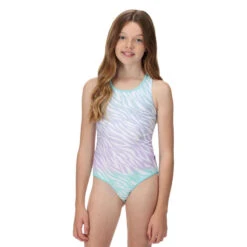 Regatta Maillot De Bain TANVI Fille (Bleu Ciel)