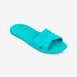 Sandale Claquette Piscine Femme SLAP 100 BASIC Bleu Mer -Default Template 5 sandale claquette piscine femme slap 100 basic bleu mer 3