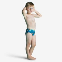 Slip De Bain Bébé / Enfant Bleu Imprimé Tigre -Default Template 5 slip de bain bebe enfant bleu imprime tigre 3