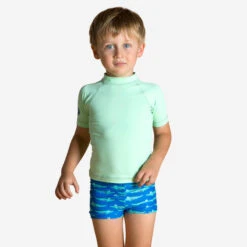 T-shirt Anti UV Bébé Manches Courtes Vert Clair -Default Template 5 t shirt anti uv bebe manches courtes vert clair 2